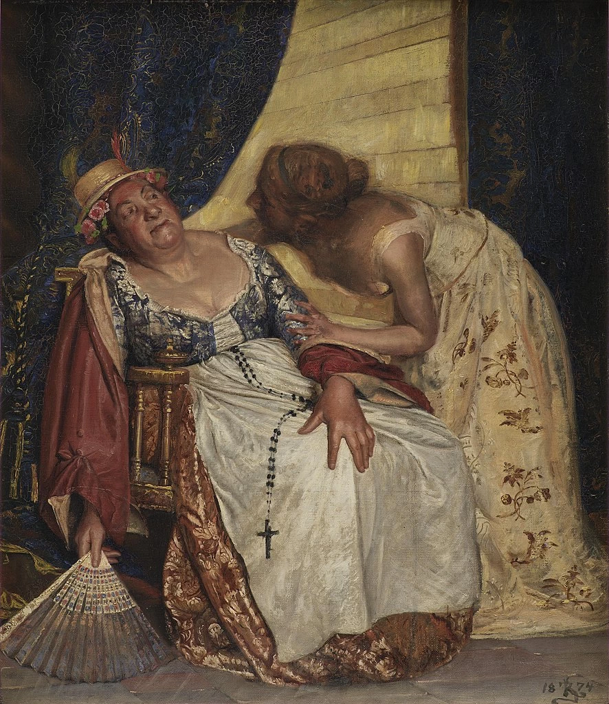 Kristian Zahrtmann - Julie e l'infermiera, Statens Museum for Kunst, Copenaghen